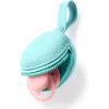 Skip Hop Baby Silicone Pacifier Holder Case with Easy-Access Opening and Strap, Fits 2 Pacifiers, Oat(Light Teal)