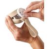 Skip Hop Baby Silicone Pacifier Holder Case with Easy-Access Opening and Strap, Fits 2 Pacifiers, Oat(Oat)
