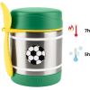 Skip Hop Insulated Baby Food Jar, Sparks Truck, Stainless Steel, Holds 11oz(Soccer)