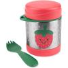 Skip Hop Insulated Baby Food Jar, Sparks Truck, Stainless Steel, Holds 11oz(Strawberry)