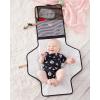 Skip Hop Portable Baby Changing Pad, Pronto, Sage(Black & White Stripe)