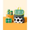 Skip Hop Toddler Sippy Cup with Straw, Sparks Stainless Steel Straw Bottle, Truck(Soccer)