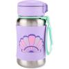 Skip Hop Toddler Sippy Cup with Straw, Sparks Stainless Steel Straw Bottle, Truck(Seashell)