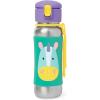 Skip Hop Toddler Sippy Cup with Straw, Zoo Stainless Steel Straw Bottle, Dog, 12 Oz(Unicorn)