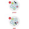 Skip Hop Shape Sorting Toy with Shapes and Feelings, Shape Sorting Baby Toy, Silver Lining Cloud(Fidget Toy)