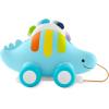 Skip Hop Developmental Learning Crawl Toy Beetbox, Farmstand Grow & Play(Dinosaur Pull Along)