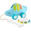 Skip Hop Developmental Learning Crawl Toy Beetbox, Farmstand Grow & Play(Dinosaur Pull Along)