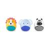 Skip Hop Egg Shaker Trio Baby Toy, Explore & More, 3 Count(Jungle Beats)