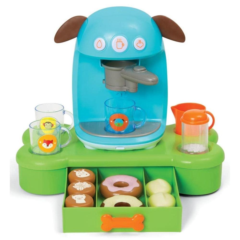 imageSkip Hop Kids Kitchen Play Set Zoo Barkista Caf with Lights ampamp Sounds 20pc Set