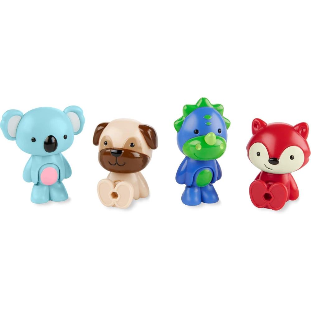 imageSkip Hop Toddler Cause ampamp Effect Toy for Toddlers 2 Car Plane Toy with Monkey Figurine Zoo CrewFigure Pack
