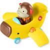 Skip Hop Toddler Cause & Effect Toy for Toddlers 2+, Car Plane Toy with Monkey Figurine, Zoo Crew(Car to Plane Set)