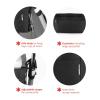 Skip Hop Ultimate Stroller Organizer Universal Fit with Adjustable Straps, Magnetic Flaps and Convertible Design That fits 40 oz. tumblers(Black)
