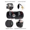 Skip Hop Ultimate Stroller Organizer Universal Fit with Adjustable Straps, Magnetic Flaps and Convertible Design That fits 40 oz. tumblers(Ultimate Black)