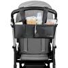 Skip Hop Ultimate Stroller Organizer Universal Fit with Adjustable Straps, Magnetic Flaps and Convertible Design That fits 40 oz. tumblers(Ultimate Black)
