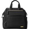 Skip Hop Diaper Bag Backpack: Mainframe Large Capacity Wide Open Structure with Changing Pad & Stroller Attachement, Black with Gold Trim(Black)