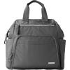 Skip Hop Diaper Bag Backpack: Mainframe Large Capacity Wide Open Structure with Changing Pad & Stroller Attachement, Black with Gold Trim(Charcoal)