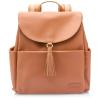 Skip Hop Diaper Bag Backpack: Greenwich Multi-Function Baby Travel Bag with Changing Pad and Stroller Straps, Toffee