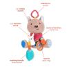 Skip Hop Bandana Buddies Baby Activity and Teething Toy with Multi-Sensory Rattle and Textures, Elephant(Kangaroo)