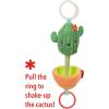 Skip Hop Soft Silicone Baby Teething Ring Toys Farmstand Teethe & Play Toy Set of 4, BPA-Free, Age 3m+(Cactus Stroller Toy)