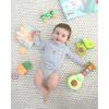 Skip Hop Soft Silicone Baby Teething Ring Toys Farmstand Teethe & Play Toy Set of 4, BPA-Free, Age 3m+(Cactus Stroller Toy)