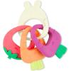 Skip Hop Soft Silicone Baby Teething Ring Toys Farmstand Teethe & Play Toy Set of 4, BPA-Free, Age 3m+(Teethe & Play Toy Set)