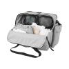 Skip Hop Diaper Bag: Iconic Duo Weekender, Extra Large Capacity with Changing Pad & Stroller Attachment, Grey Melange(Diaper Bag)